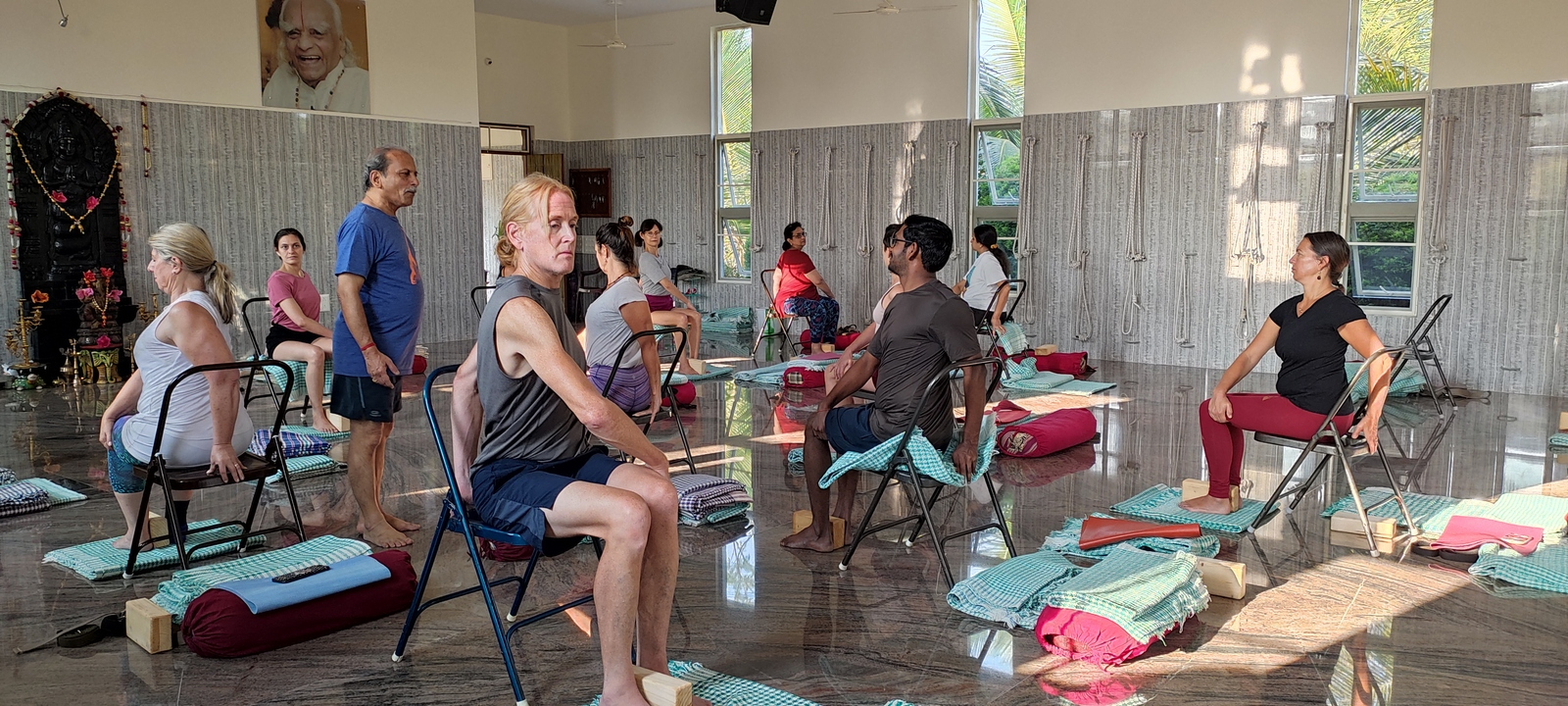 Arun leading our class