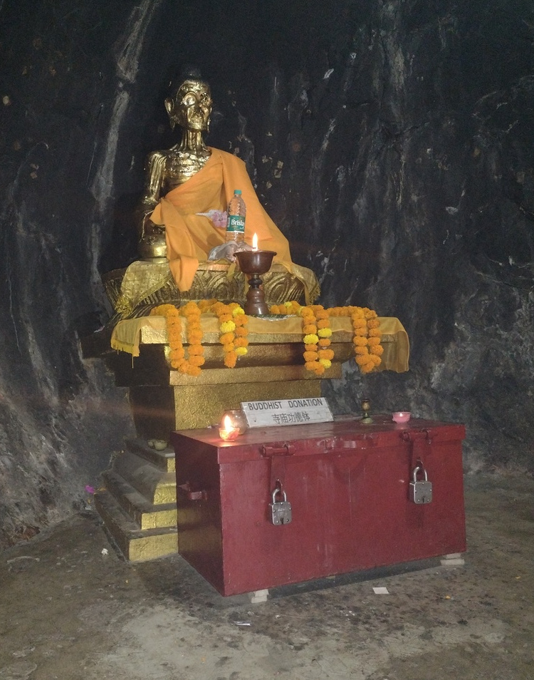 Emaciated Siddhartha Statue at Dungeshwari Cave