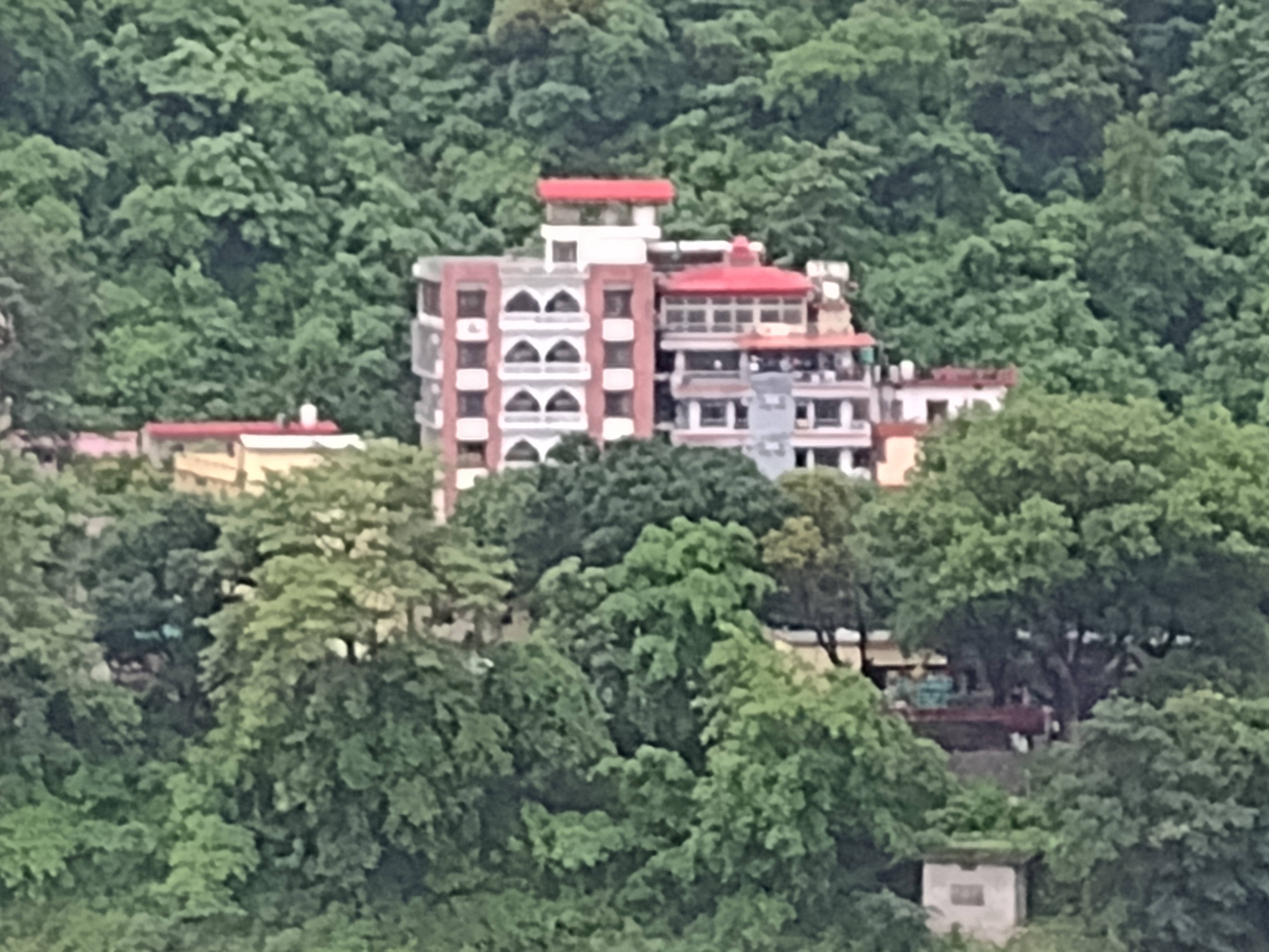 Samadhi Yoga Ashram across the river
