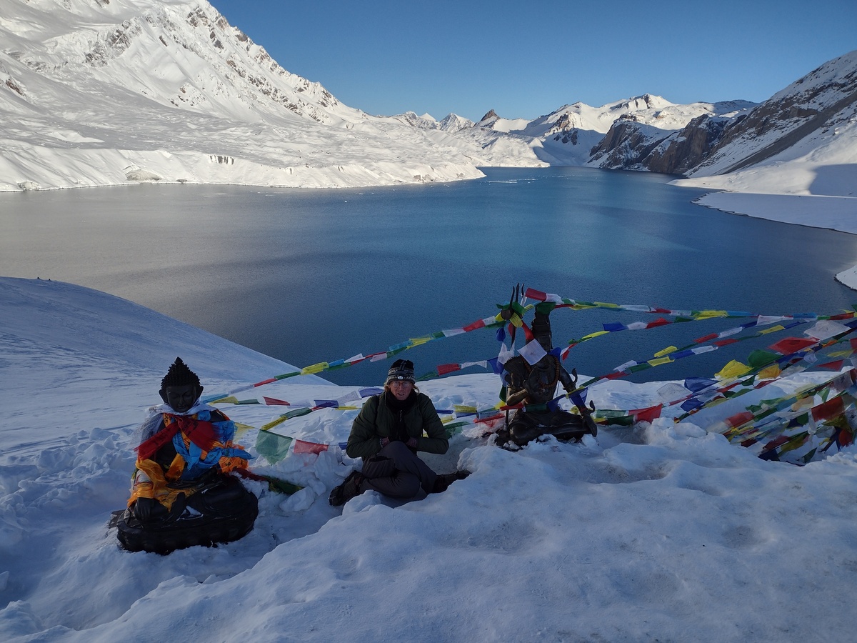At Lake Tilicho