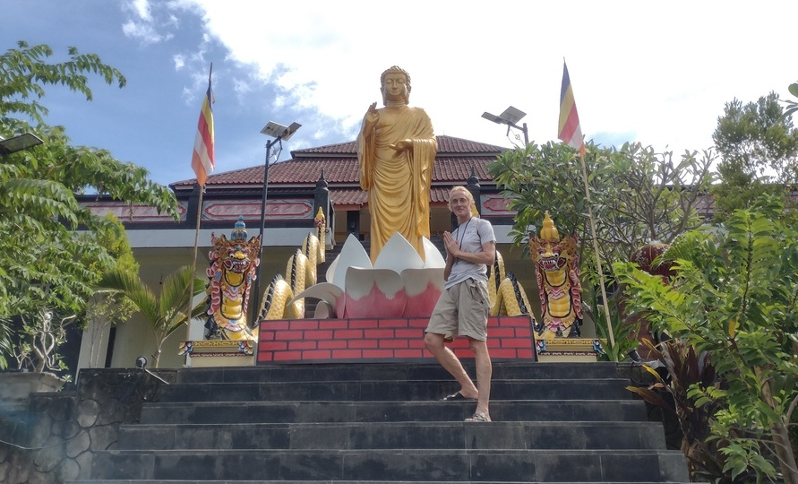 Me at Lombok vihara