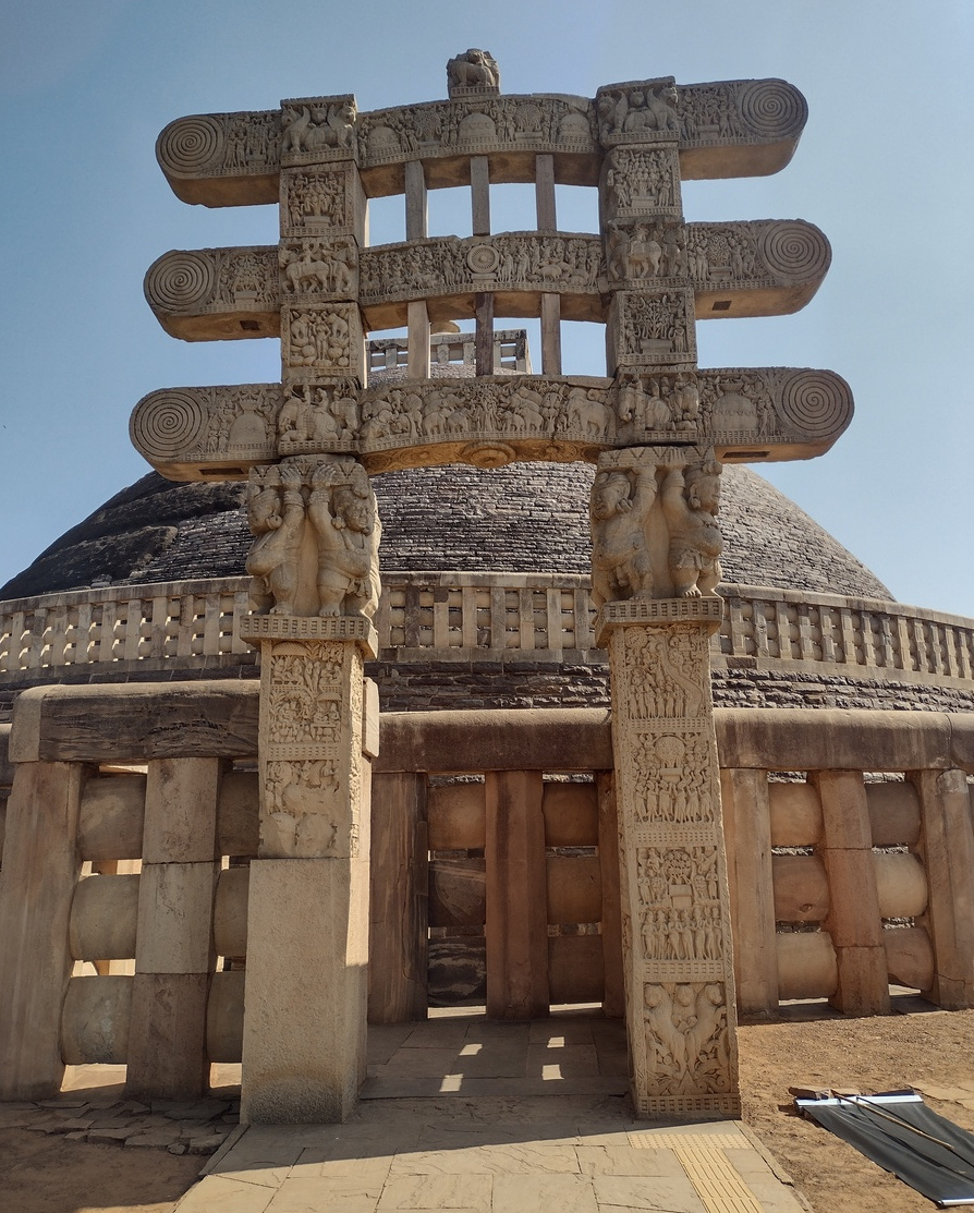 Main Stupa and Gate at Sanchi