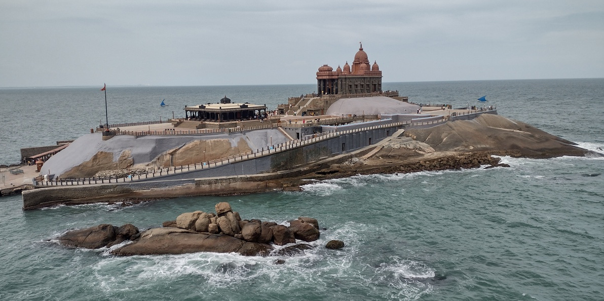 The island where Swami Vivekananda meditated