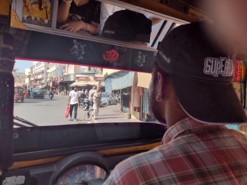 Rolling in a tuk-tuk